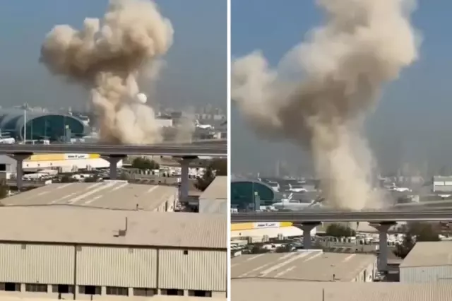 إصابة أربعة أشخاص إثر سقوط مسيرتين بمحيط مطار دبي